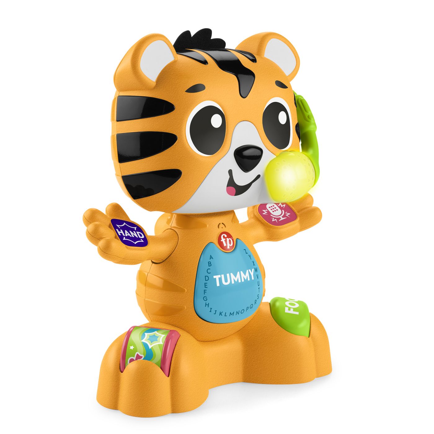 Jucărie interactivă Fisher-Price Tigru educativ cu sunete și melodii