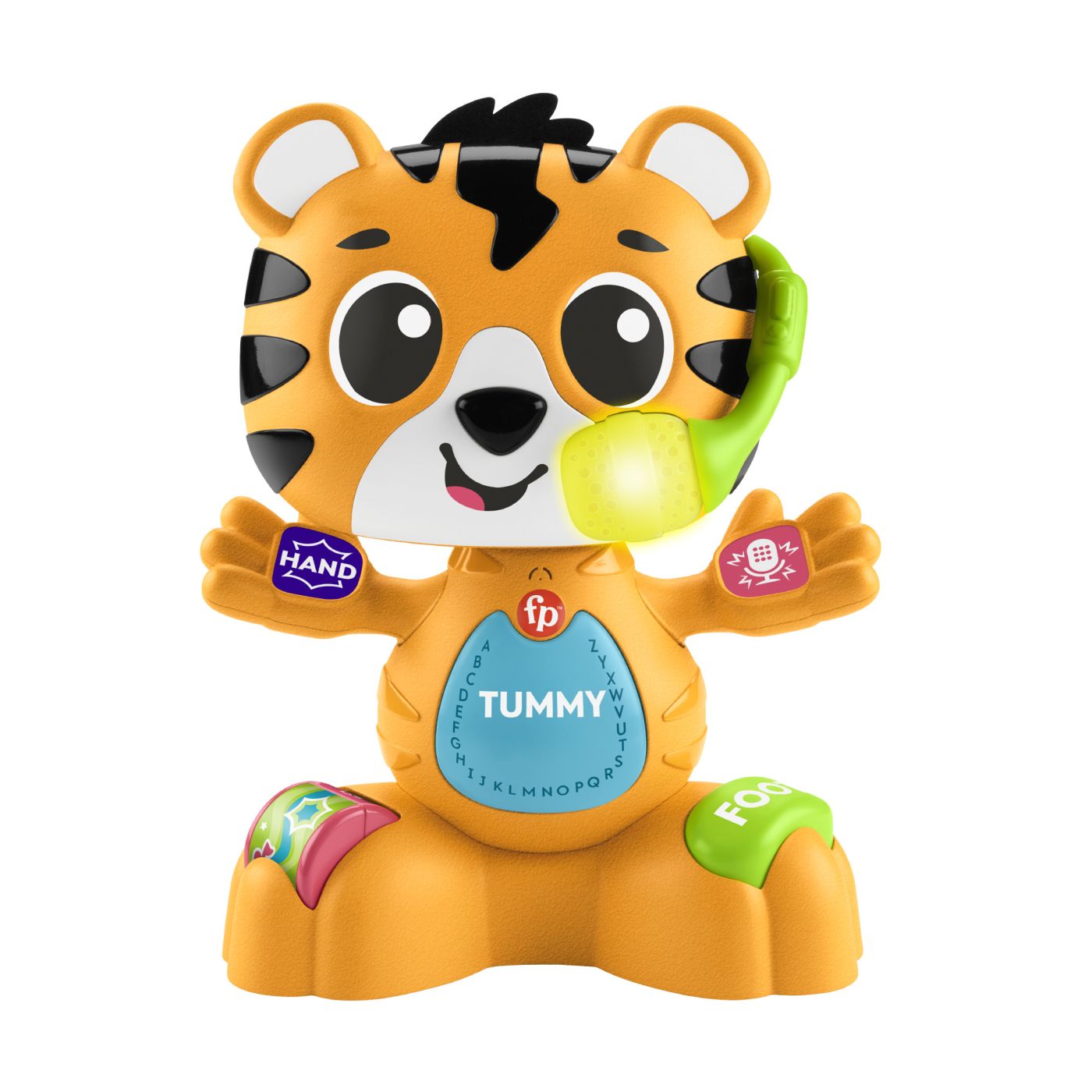Jucărie interactivă Fisher-Price Tigru educativ cu sunete și melodii