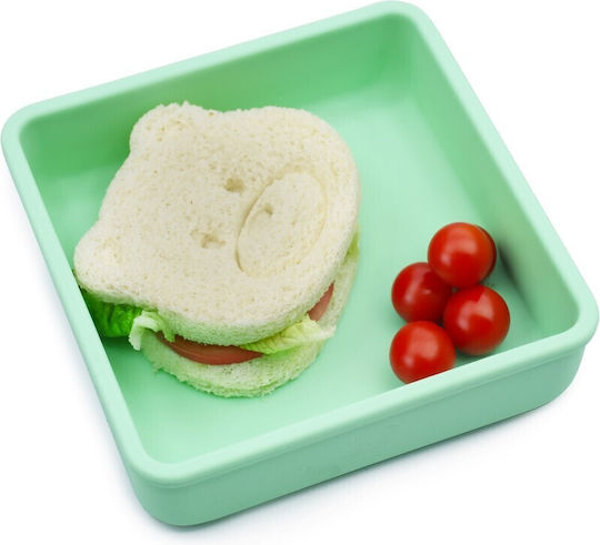 Forma 3-in-1 pentru sandwich si biscuiti urs Melii, verde