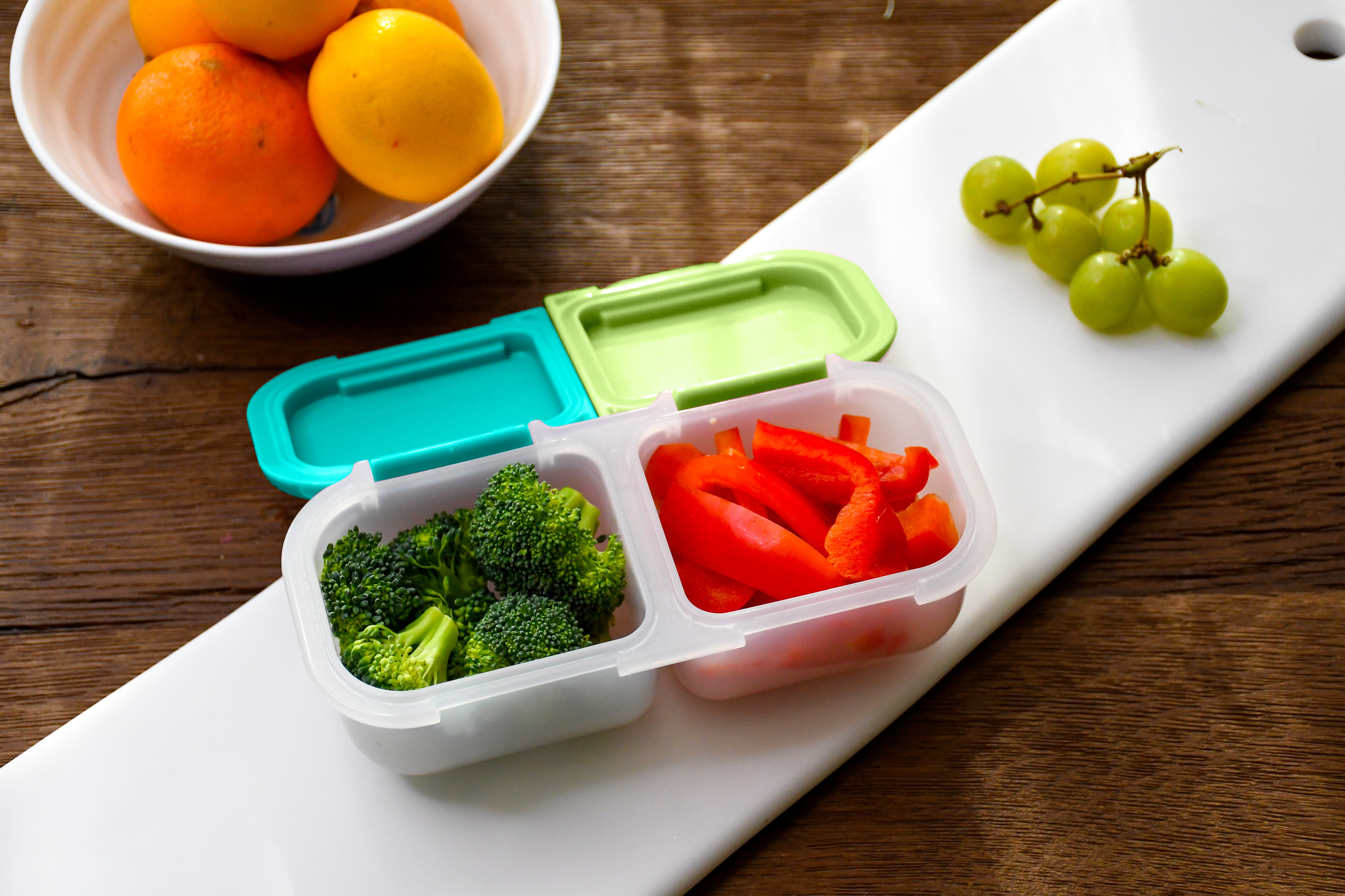 Cutie snack cu 2 compartimente etanșe Melii, Cactus Fern Sage