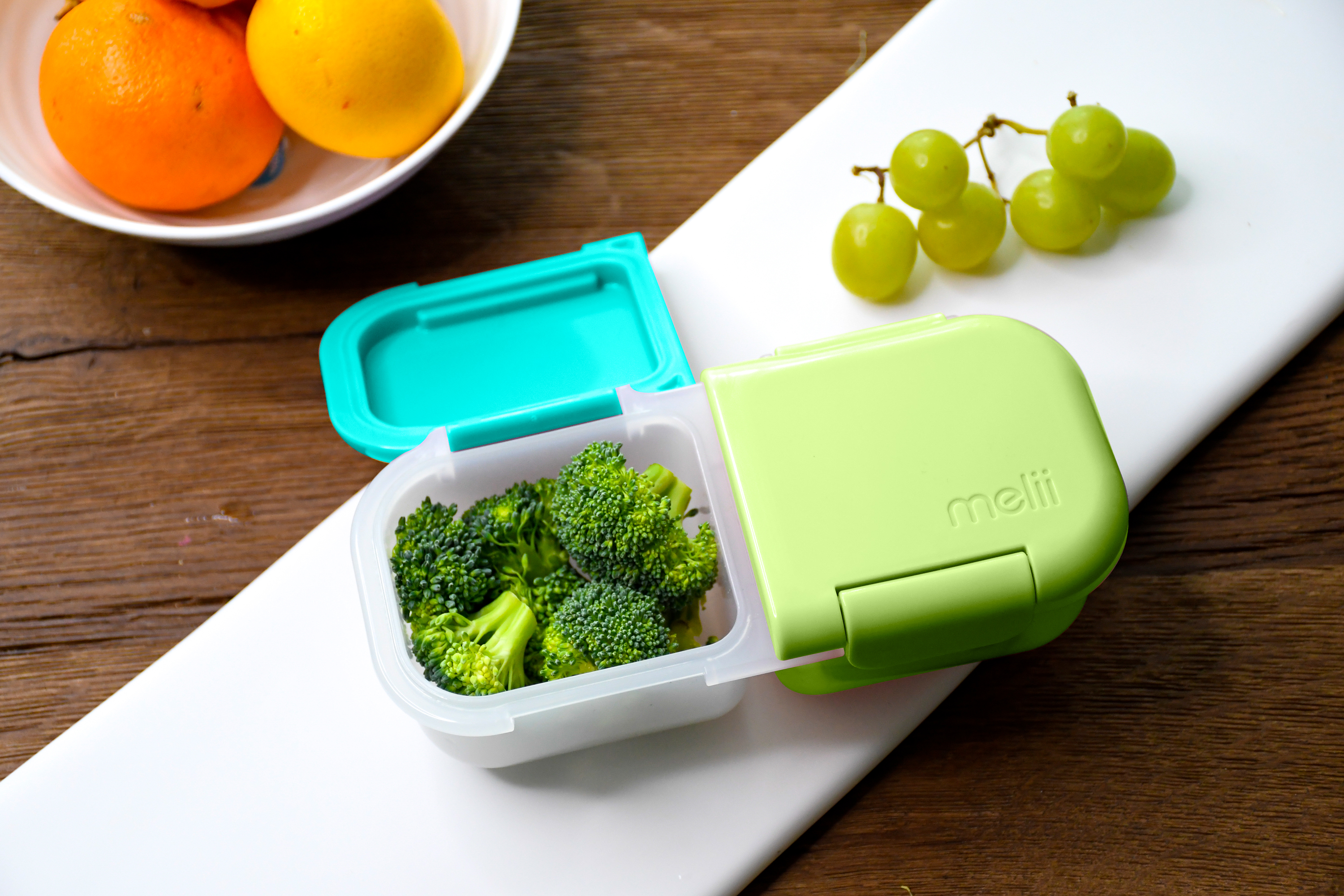 Cutie snack cu 2 compartimente etanșe Melii, Cactus Fern Sage