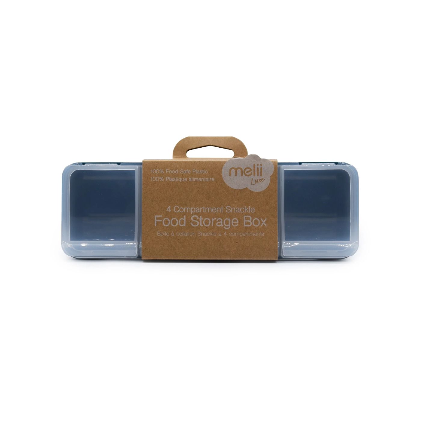 CUTIE SNACK 4 COMPARTIMENTE, MELII LUXE, BLUE