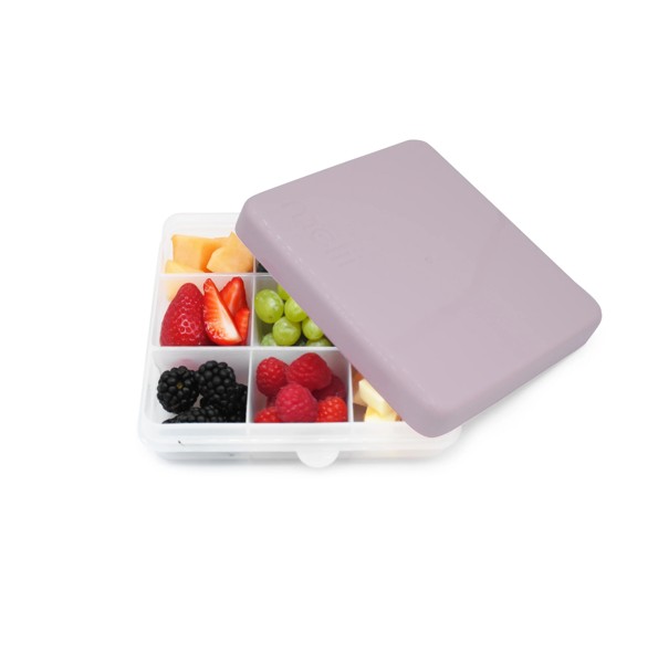 Cutie snack Melii cu 9 compartimente, mov Wisteria Purple