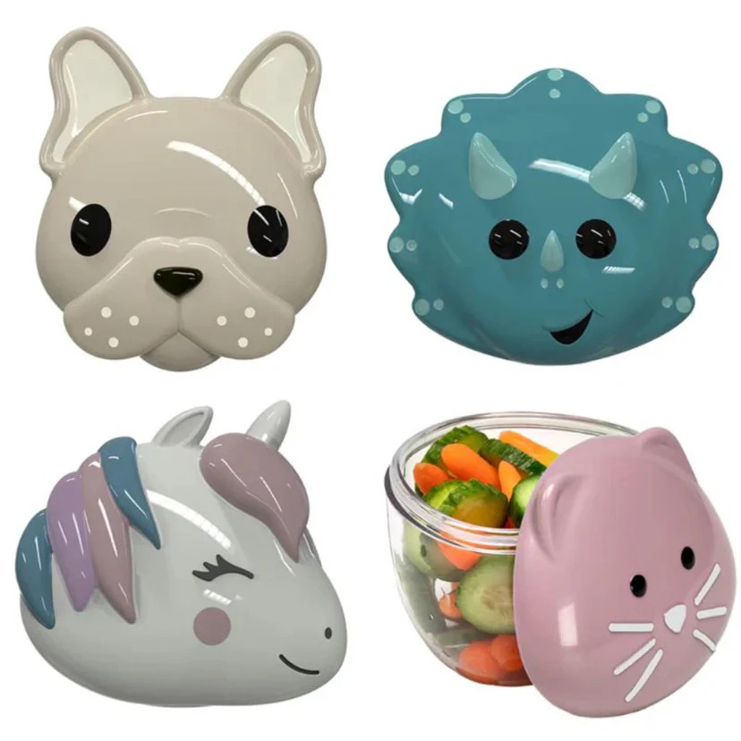 Recipient pentru gustări copii cu capac etanș Melii Luxe Unicorn 232 ml