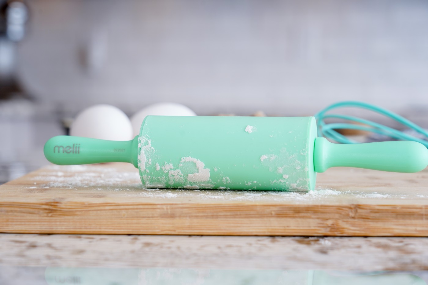 Set mini ustensile baking pentru copii, 5 piese colorate Melii