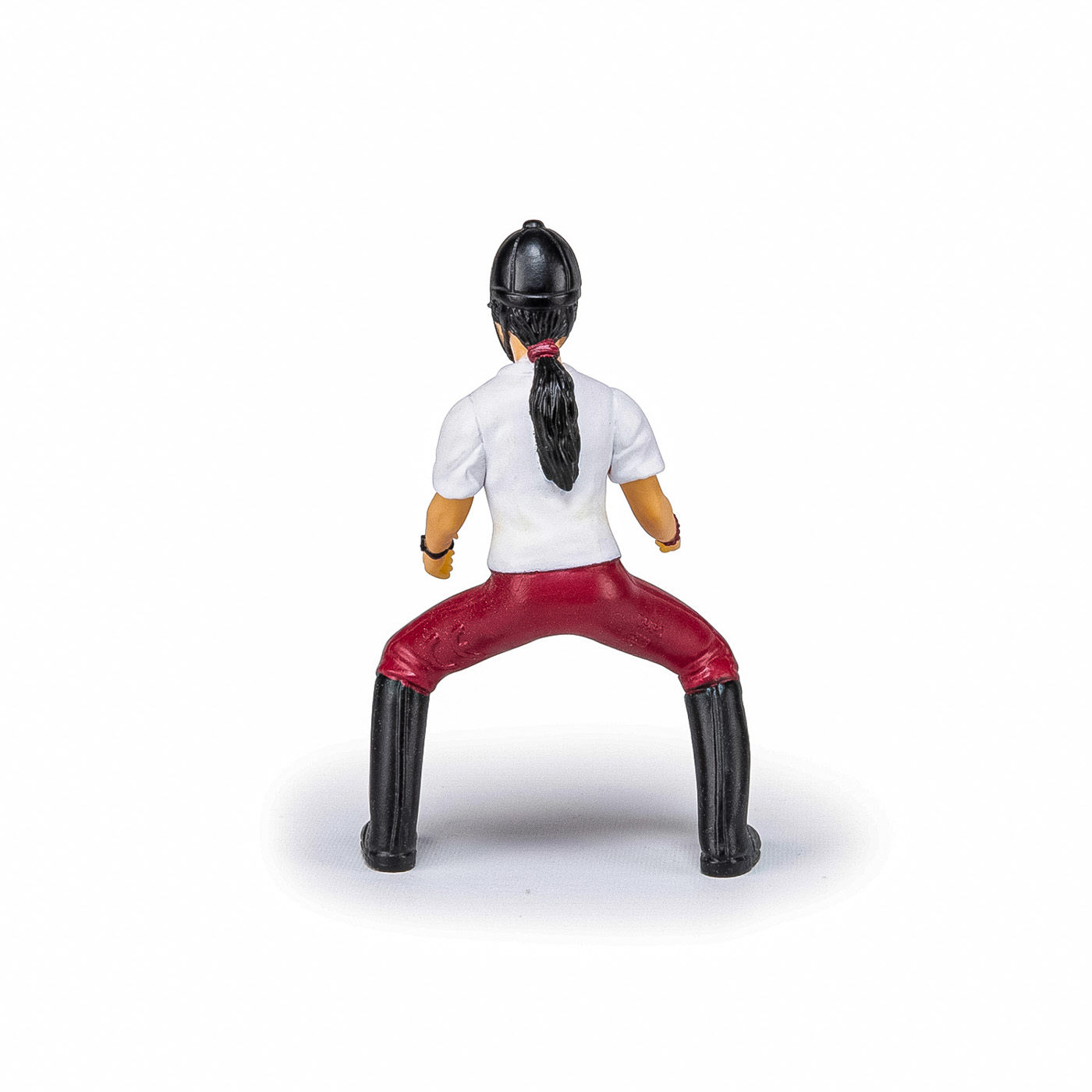 Figurină Papo călăreață fată, pictată manual, pentru copii 3+ ani