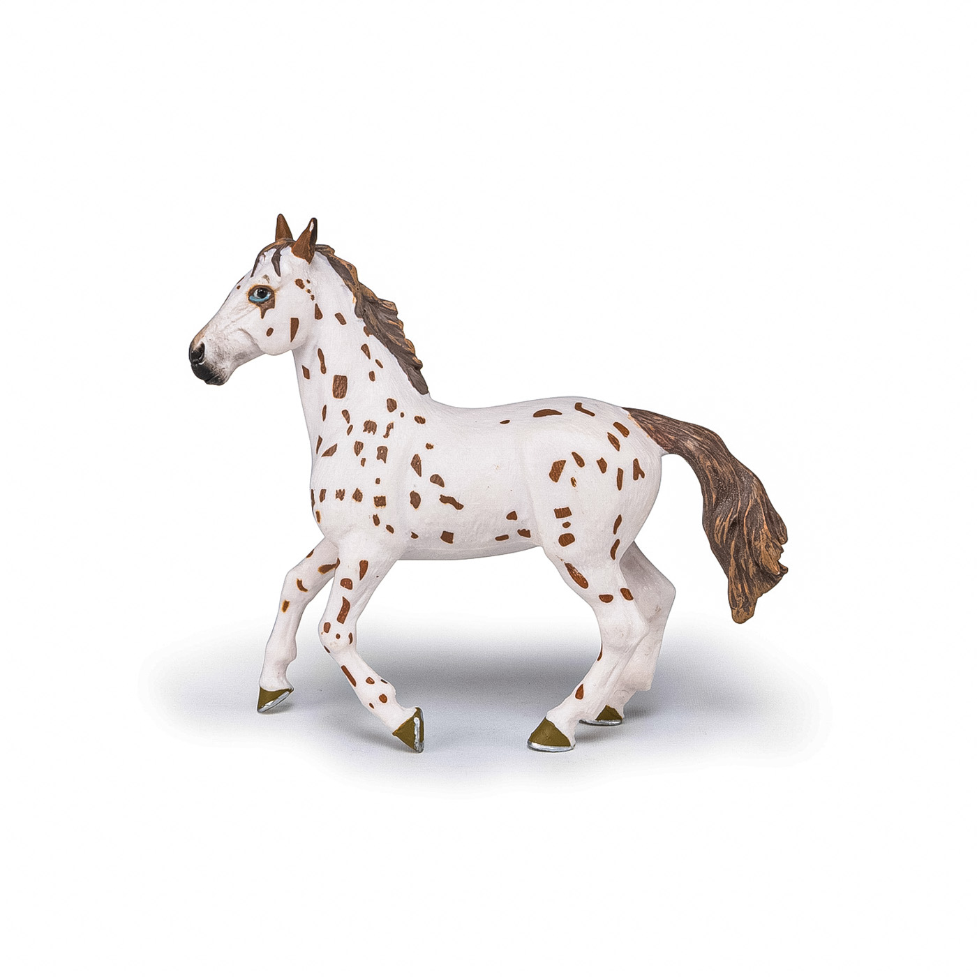 Figurină iapă Appaloosa Papo, pictată manual, realistă, 13 cm