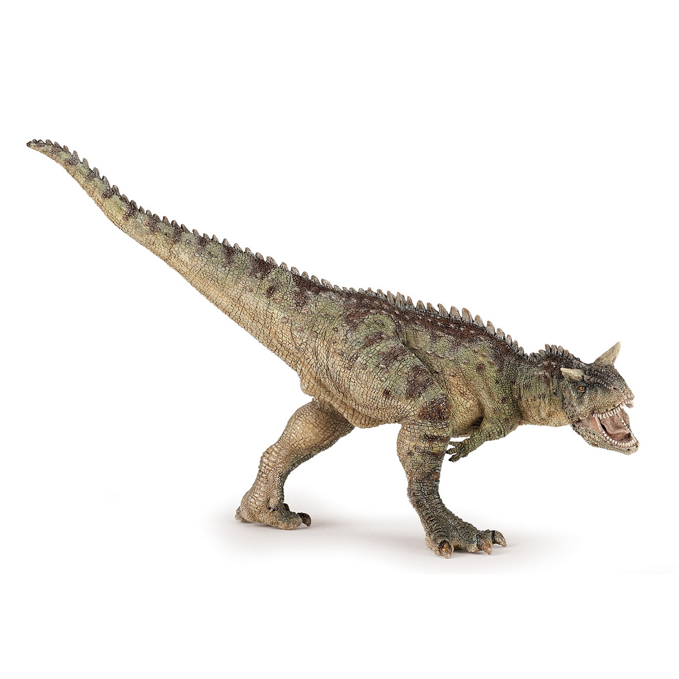 Figurină dinozaur Carnotaurus Papo, realistă, pictată manual, 19 cm