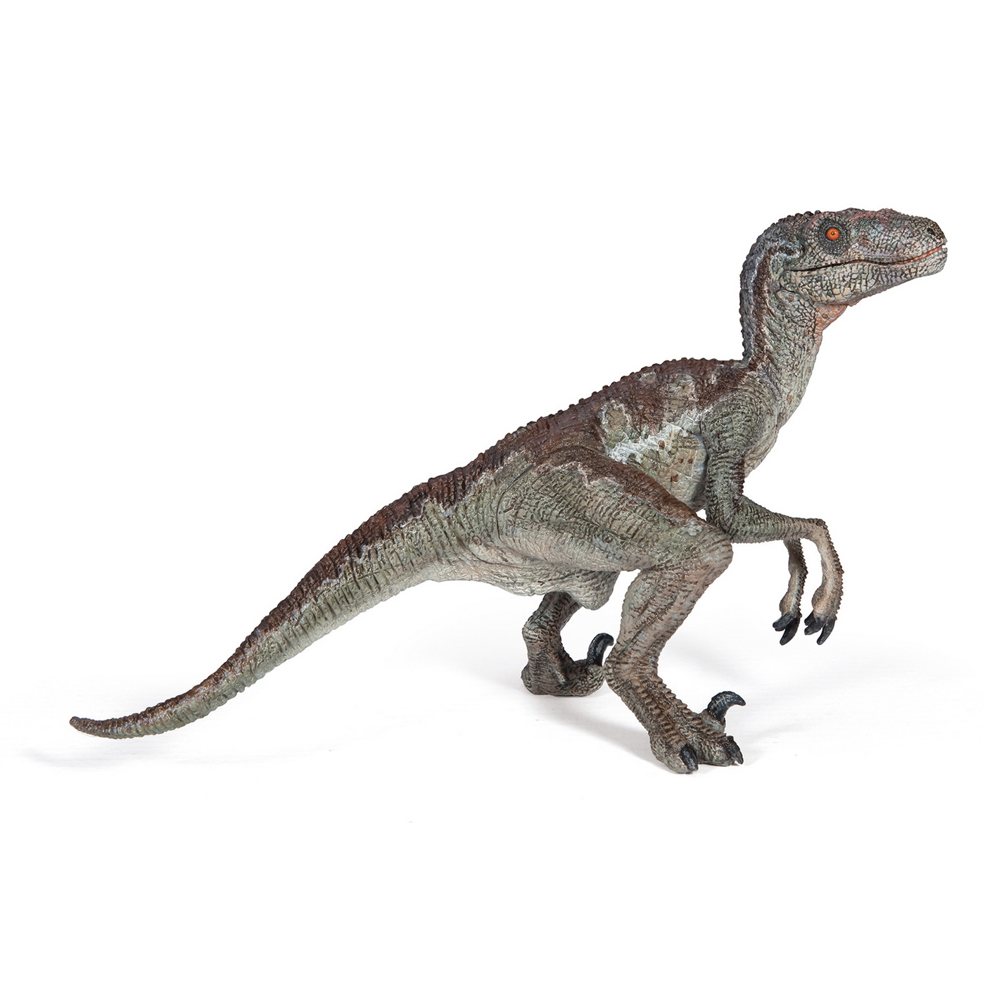 Figurina dinozaur Velociraptor Papo, pictata manual, 9.8 cm