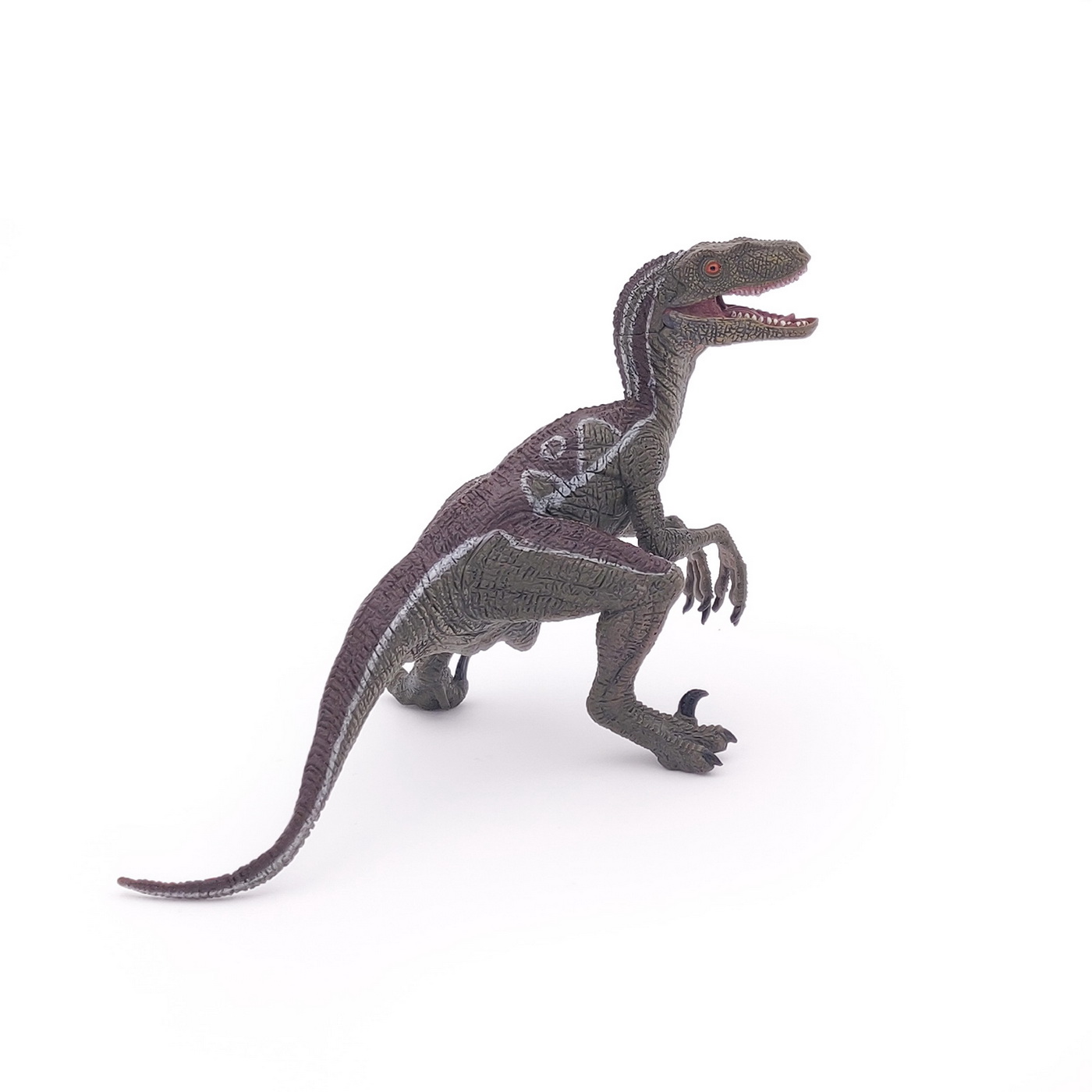 Figurina dinozaur Velociraptor Papo, pictata manual, 9.8 cm