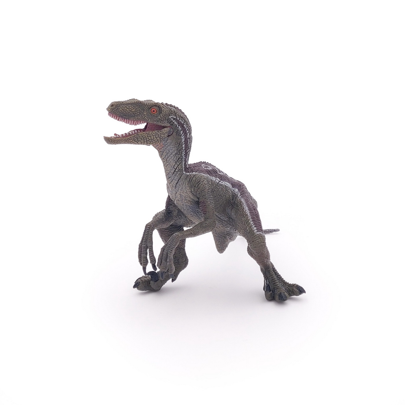 Figurina dinozaur Velociraptor Papo, pictata manual, 9.8 cm