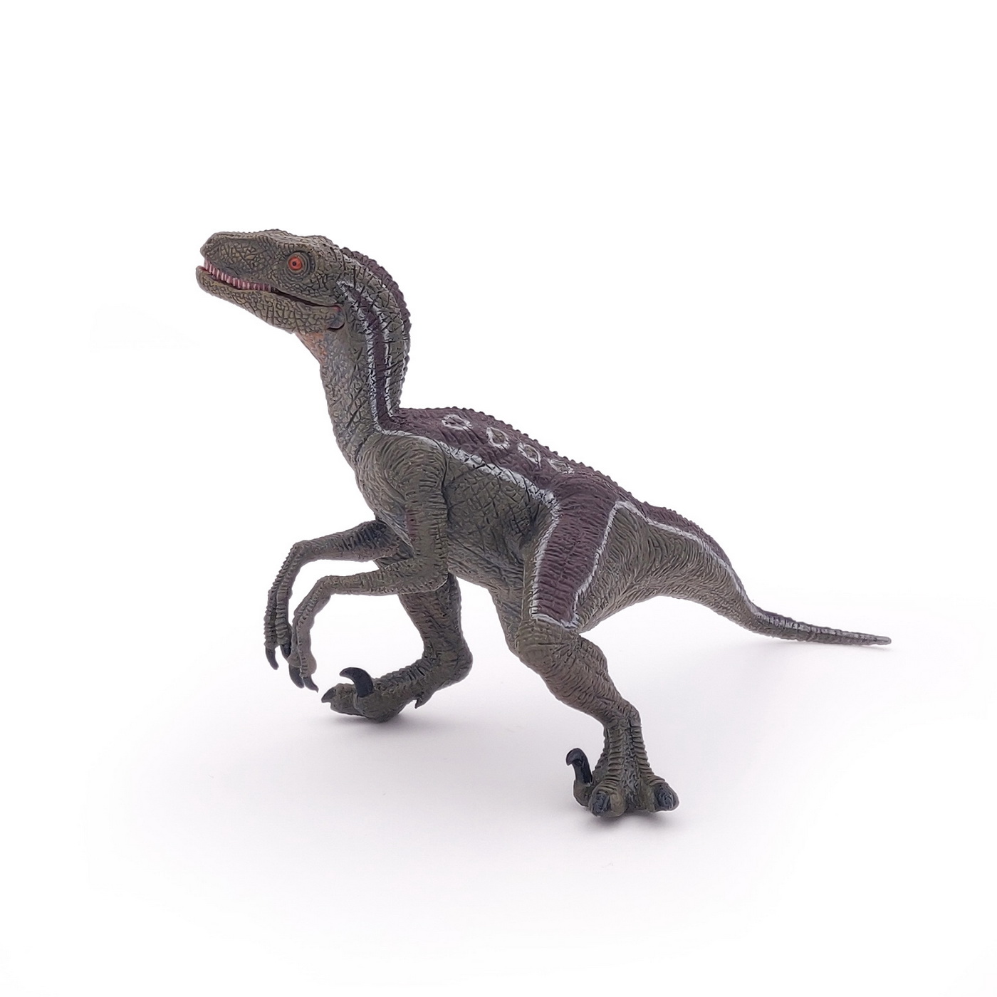 Figurina dinozaur Velociraptor Papo, pictata manual, 9.8 cm