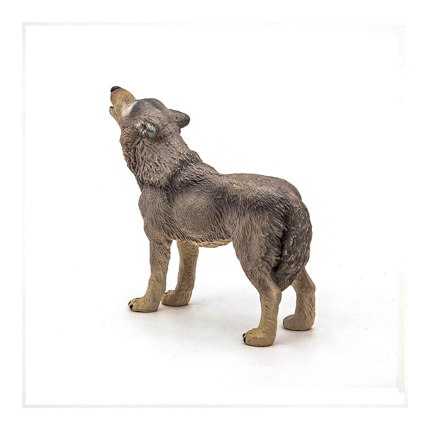 Figurina Papo lup urland, pictata manual, animal salbatic realist