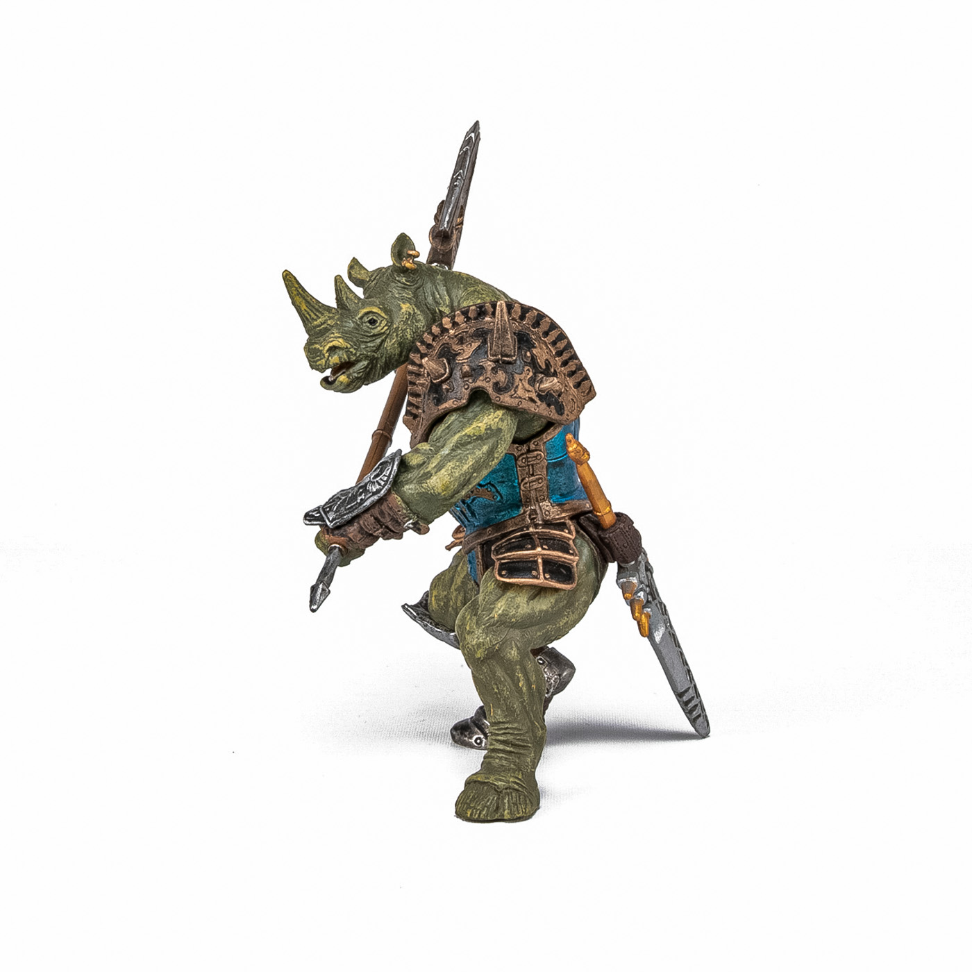 Figurina Papo Rinocer Mutant, personaj fantasy pictat manual