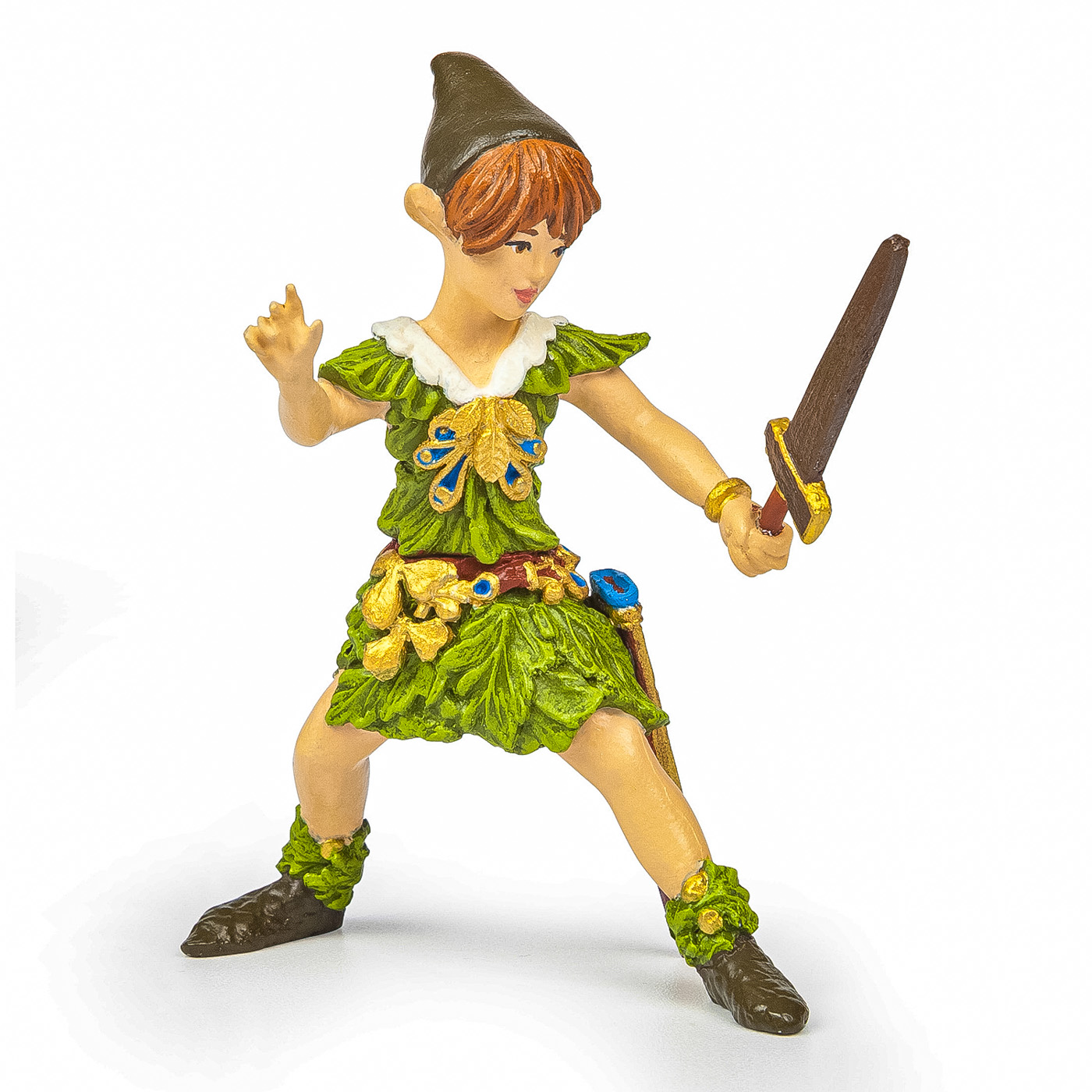 Figurină Papo Spiriduș Verde, personaj fantastic pictat manual