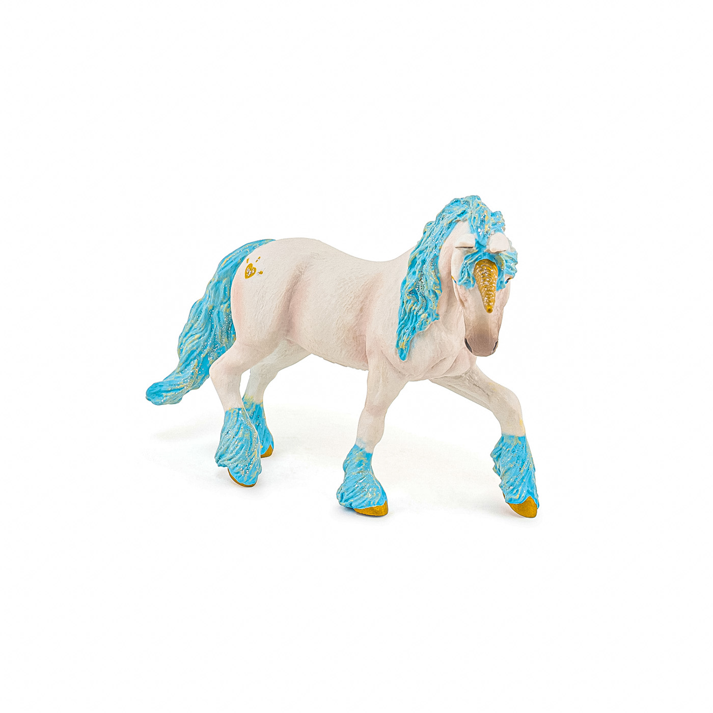 Figurina unicorn magic Papo, pictata manual, pentru copii 3+ ani