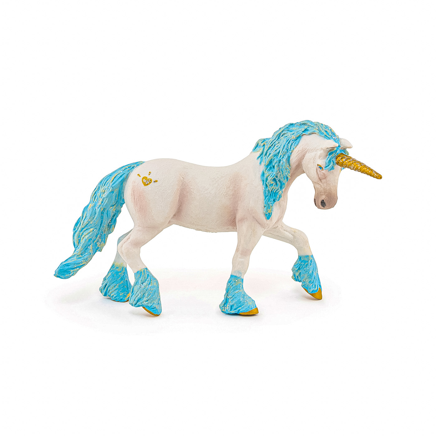 Figurina unicorn magic Papo, pictata manual, pentru copii 3+ ani