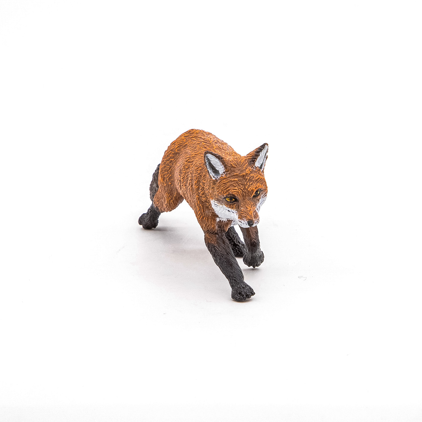 Figurina vulpe Papo pictata manual, animal salbatic realist