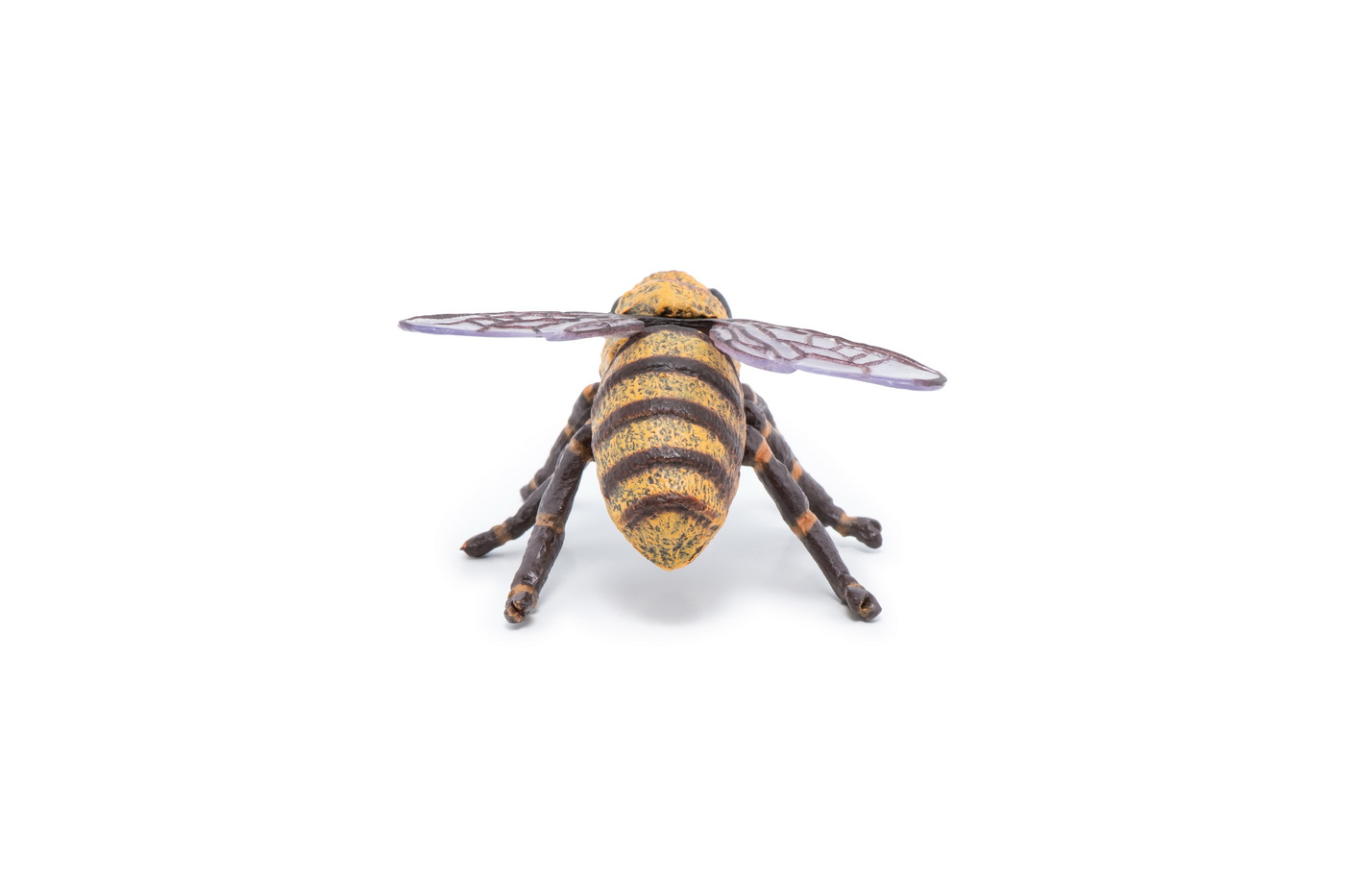 Figurina albina Papo pictata manual, jucarie educativa 3+ ani