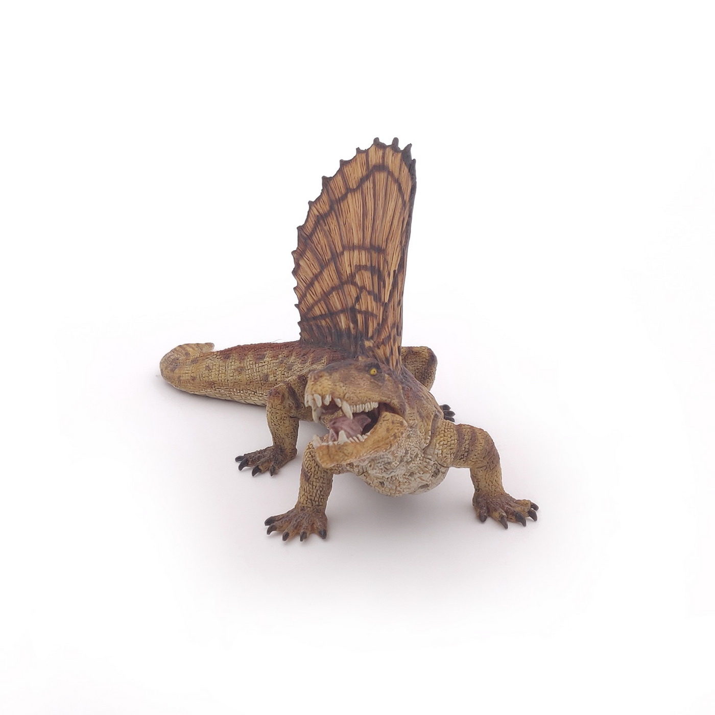 Figurina Papo Dimetrodon pelicozaur realistă, pictată manual