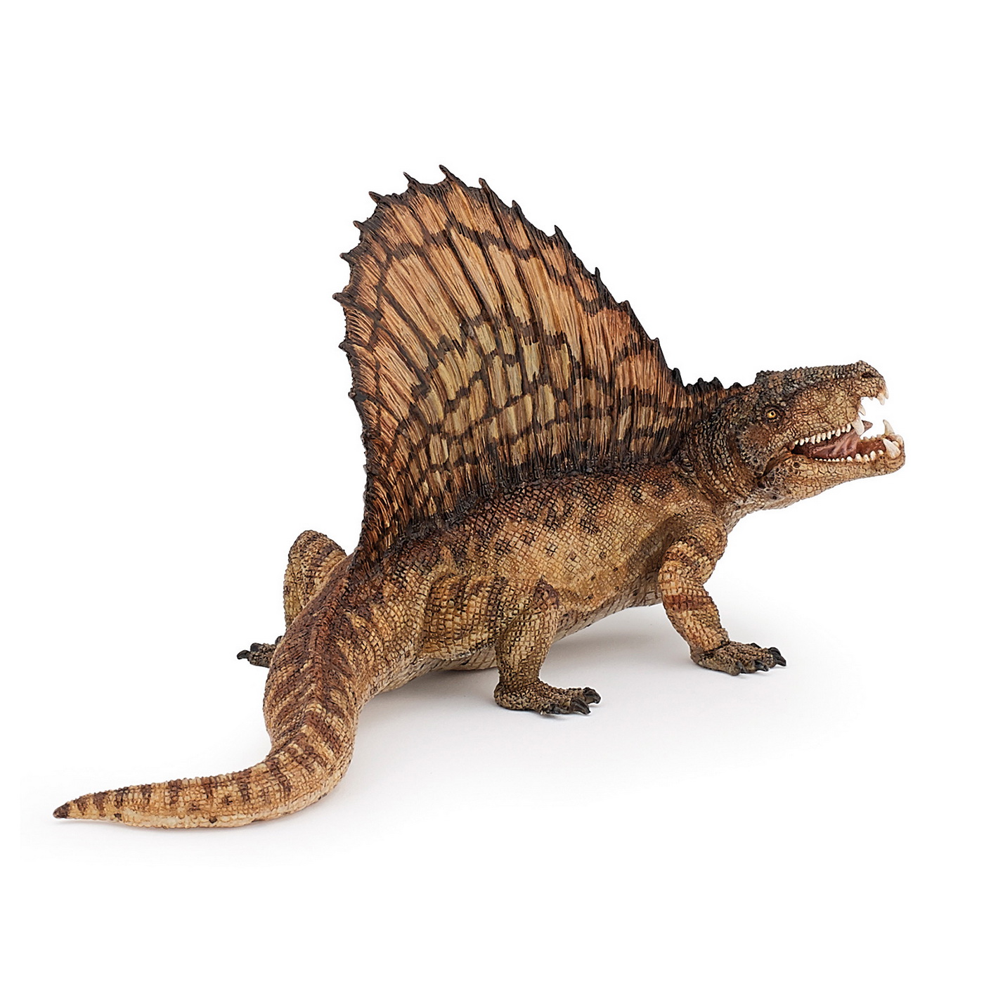 Figurina Papo Dimetrodon pelicozaur realistă, pictată manual
