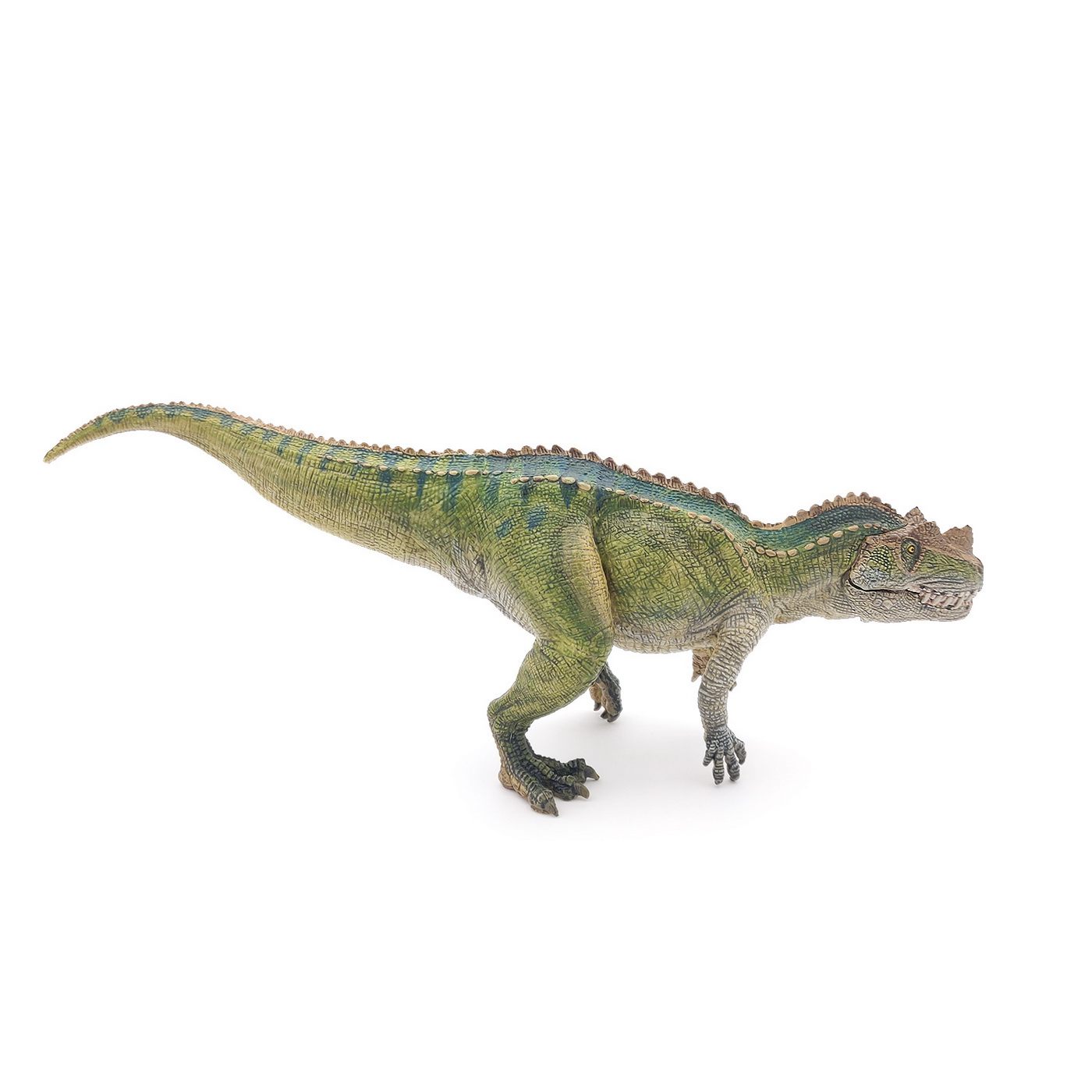 Figurină dinozaur Ceratosaurus Papo, realistă, pictată manual