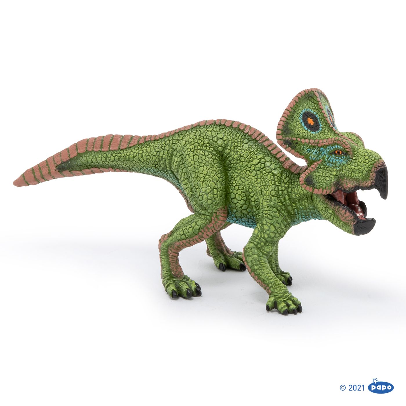 Figurina dinozaur Protoceratops Papo, realistă, pictată manual