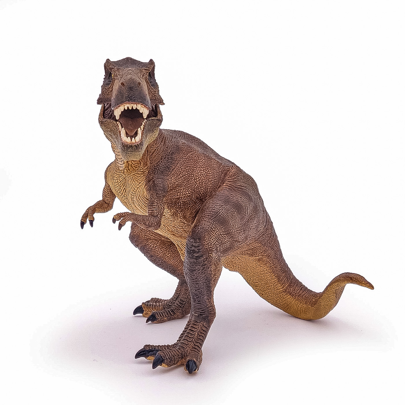 Figurina dinozaur T-Rex Papo pictata manual, cu mandibula mobila