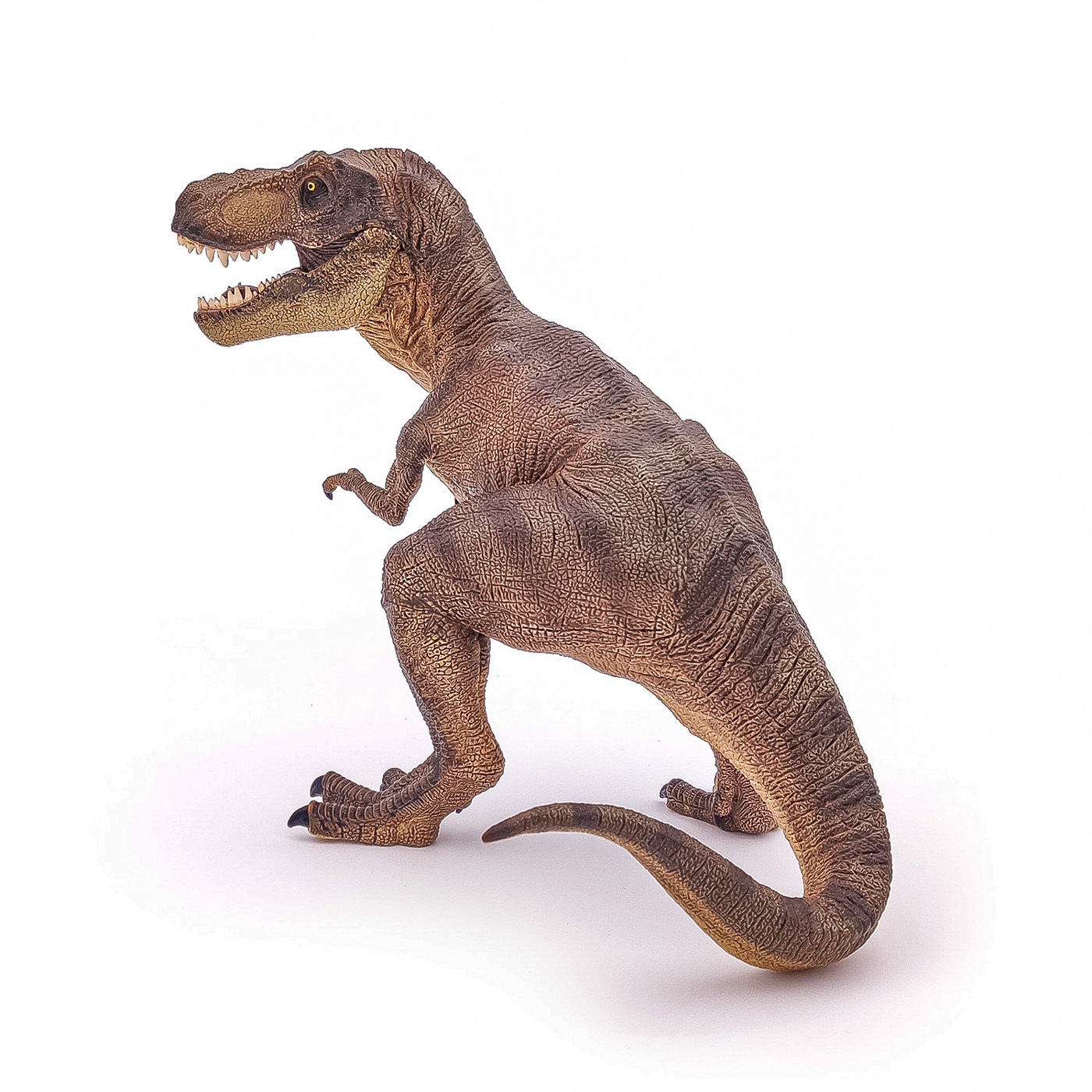 Figurina dinozaur T-Rex Papo pictata manual, cu mandibula mobila