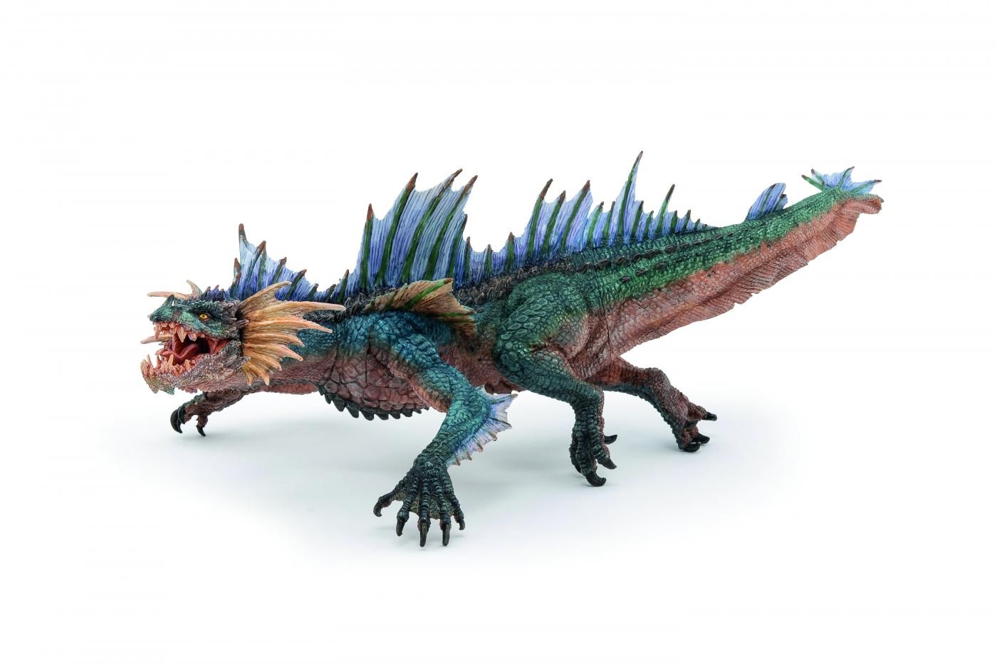Figurină Dragon de Apă Papo, pictată manual, multicolor, 23,5 cm