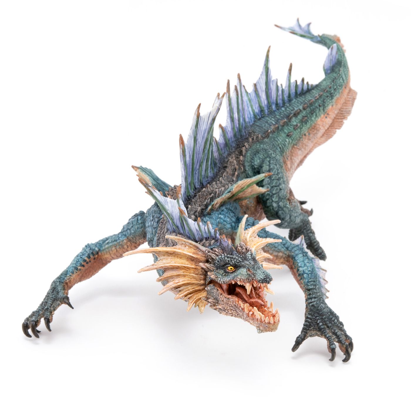Figurină Dragon de Apă Papo, pictată manual, multicolor, 23,5 cm