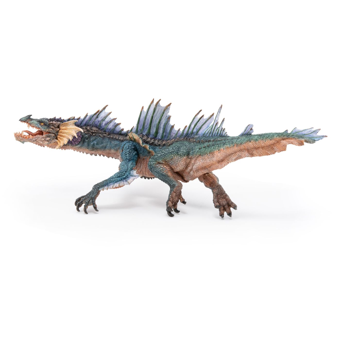 Figurină Dragon de Apă Papo, pictată manual, multicolor, 23,5 cm