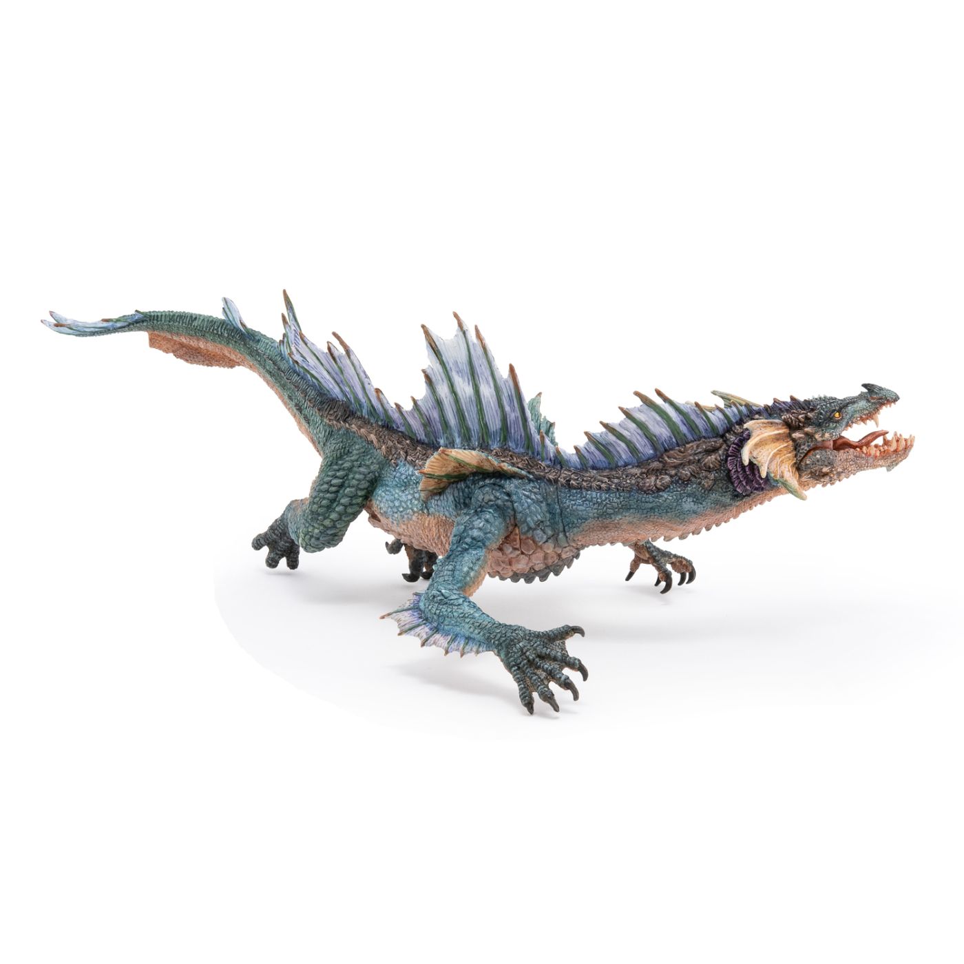 Figurină Dragon de Apă Papo, pictată manual, multicolor, 23,5 cm
