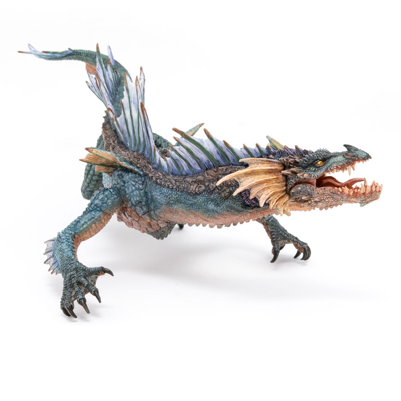 Figurină Dragon de Apă Papo, pictată manual, multicolor, 23,5 cm