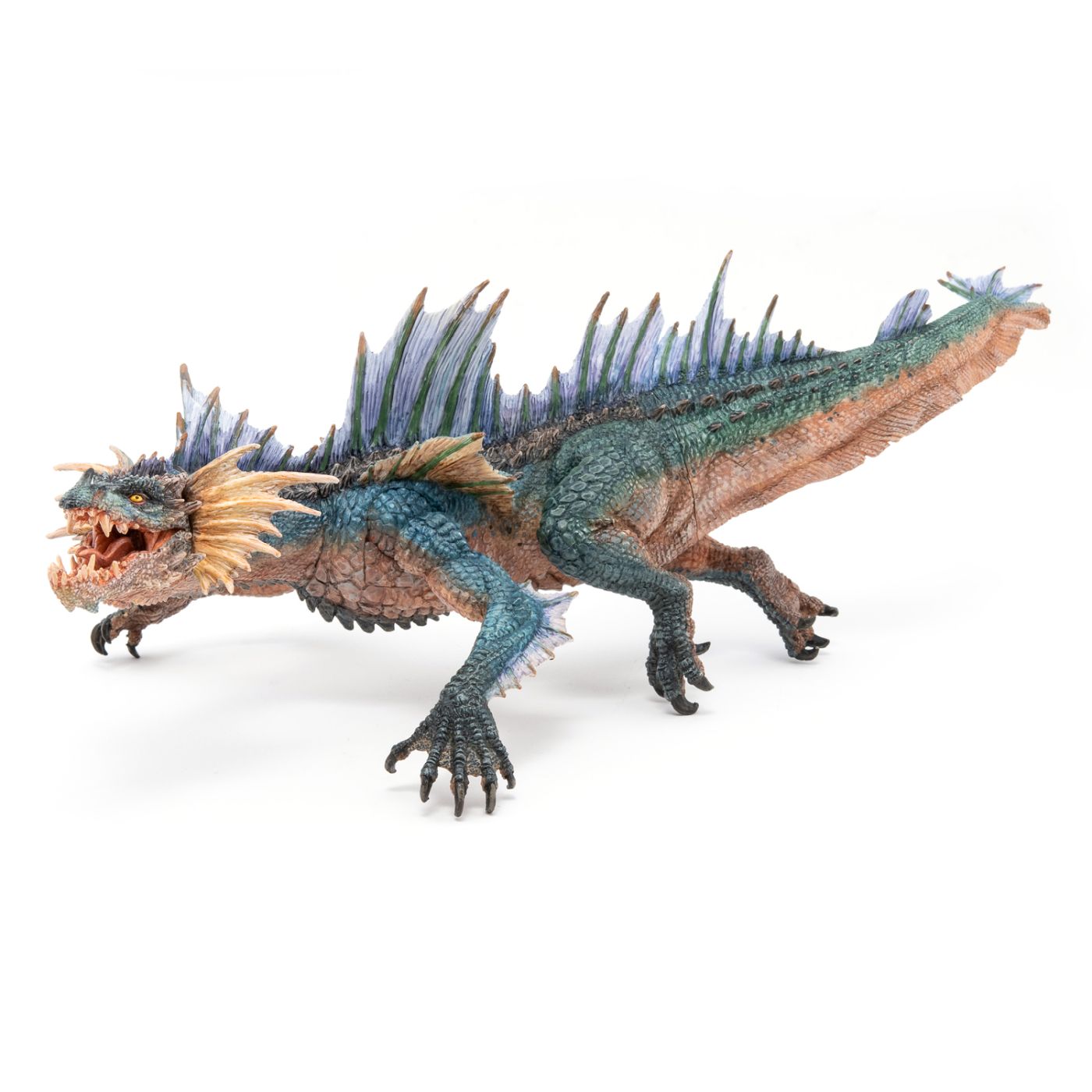 Figurină Dragon de Apă Papo, pictată manual, multicolor, 23,5 cm