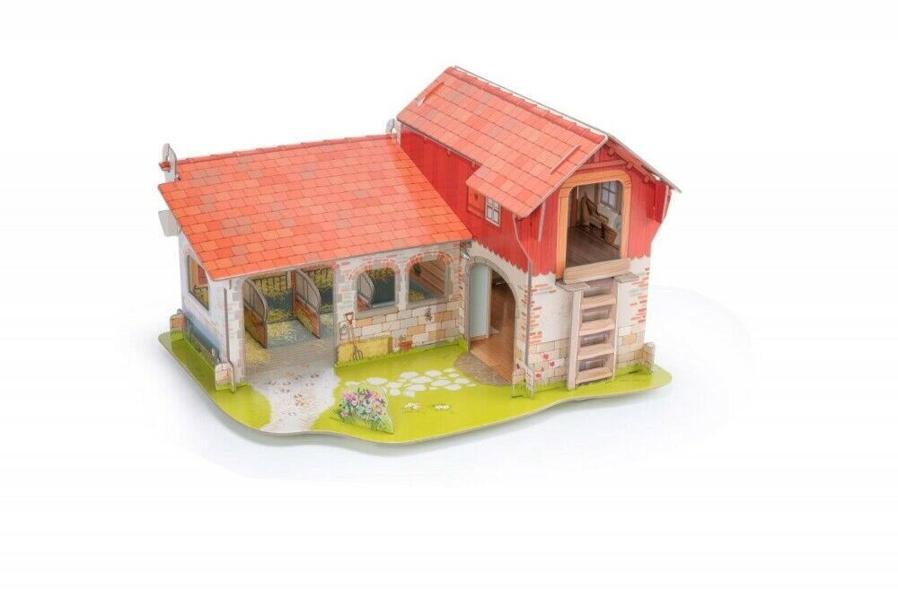 Ferma Papo pentru figurine, set de joaca multicolor, 53,5 cm