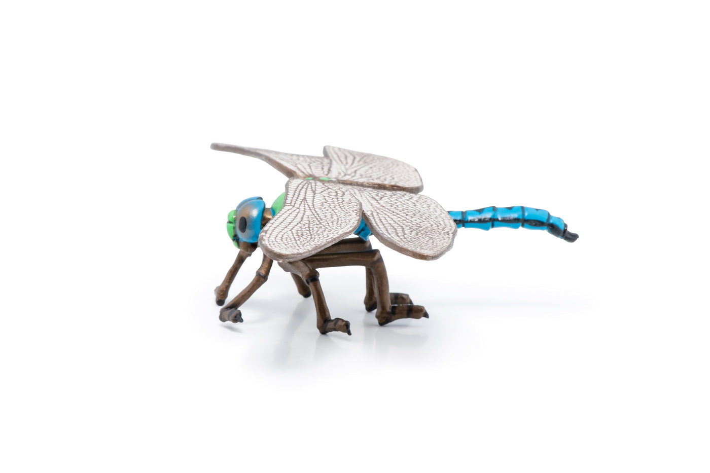 Figurina Papo Libelula realista, pictata manual, pentru copii 3+ ani