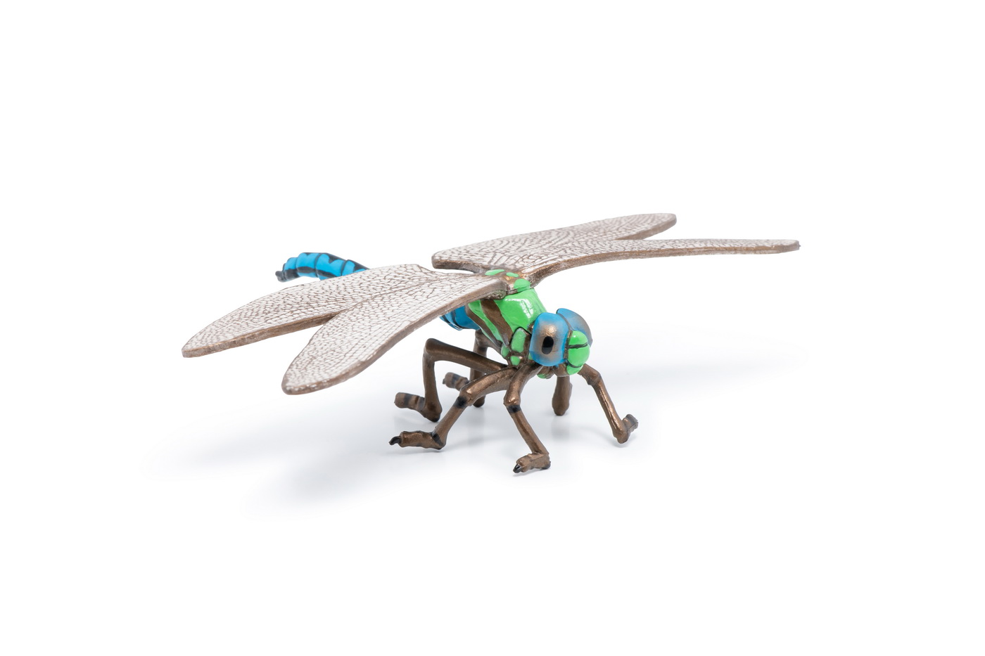 Figurina Papo Libelula realista, pictata manual, pentru copii 3+ ani
