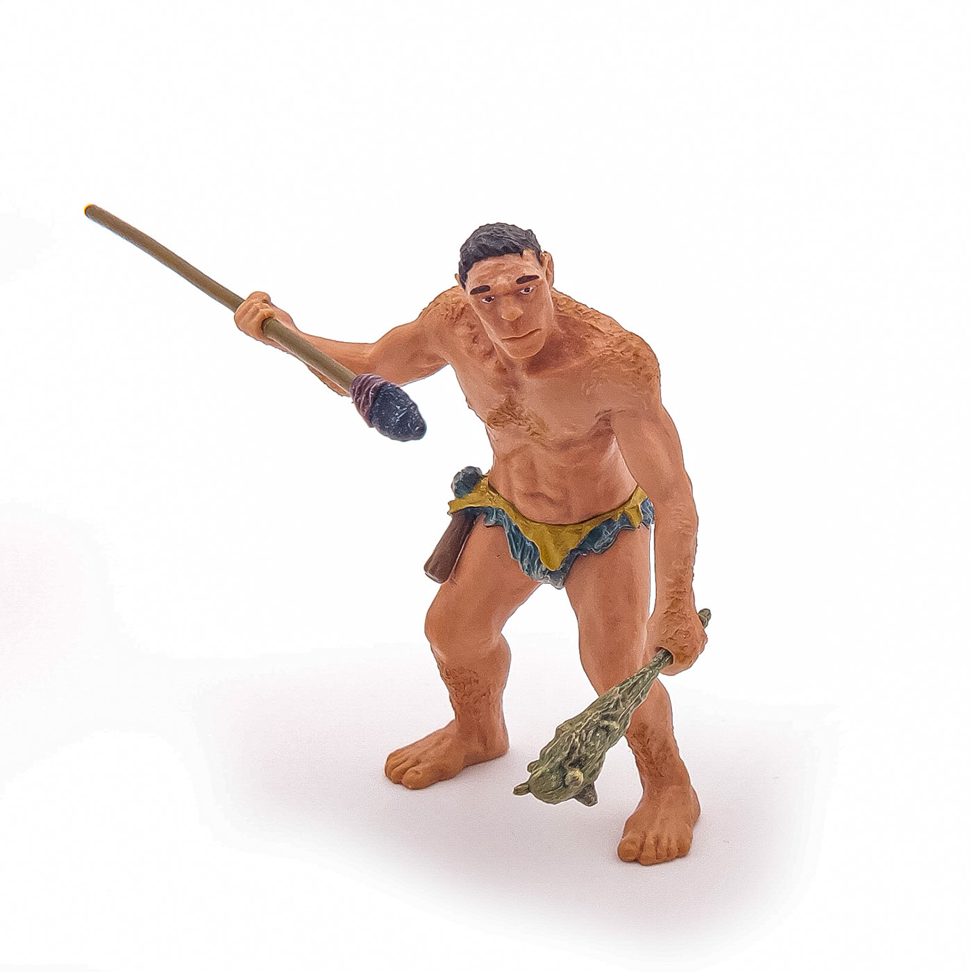 Figurina Papo Om Preistoric Neanderthal, pictata manual, 13 cm