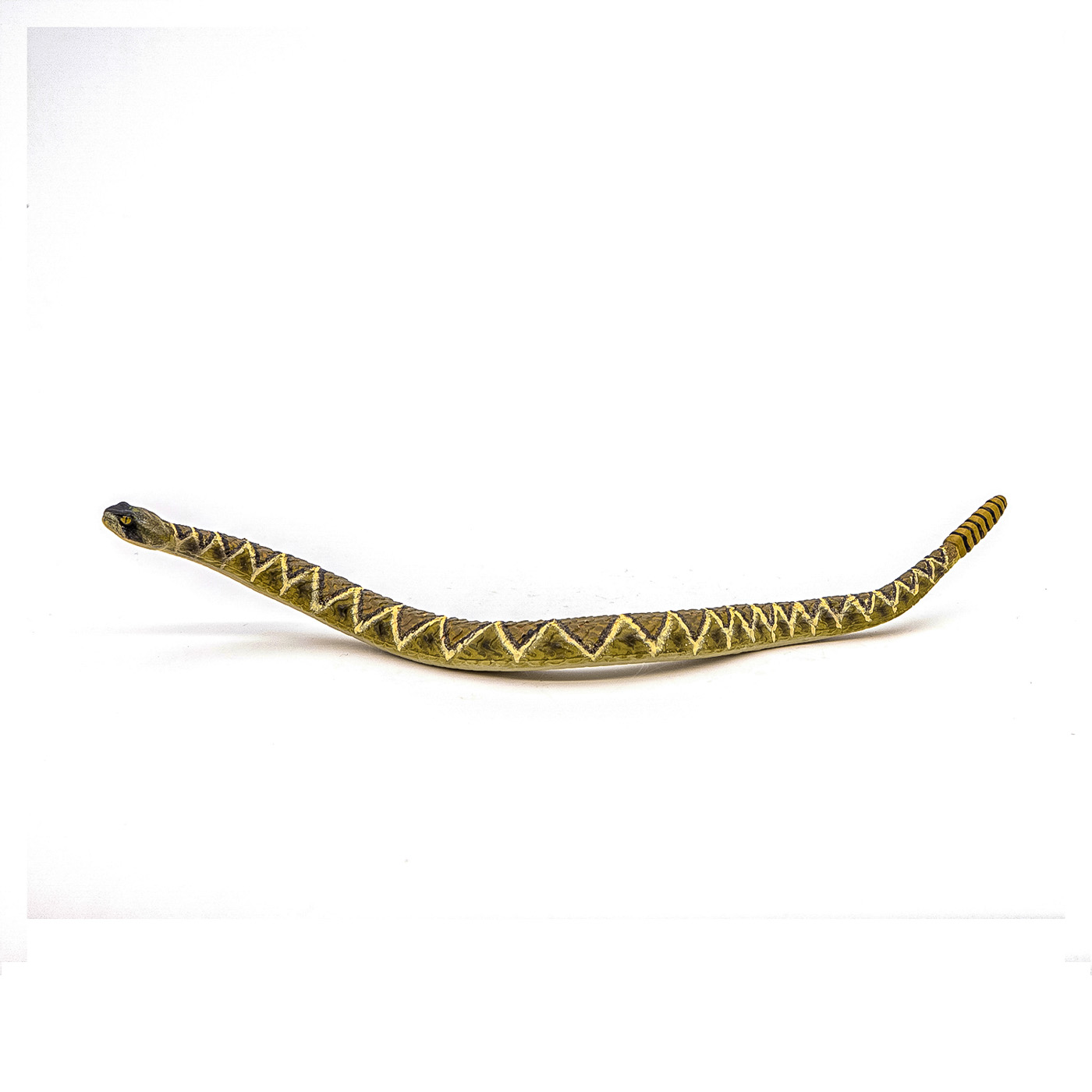 Figurină Papo șarpe cu clopoței realistă, pictată manual