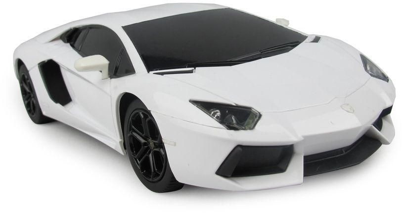 Masina cu telecomanda Lamborghini Aventador alba, scara 1:24, Rastar
