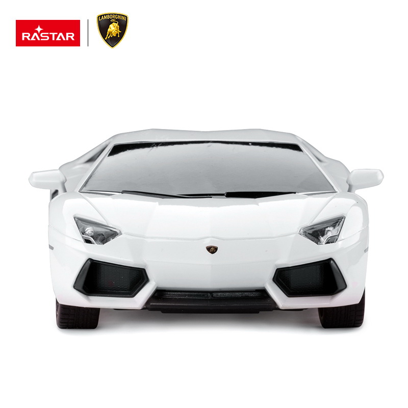 Masina cu telecomanda Lamborghini Aventador alba, scara 1:24, Rastar
