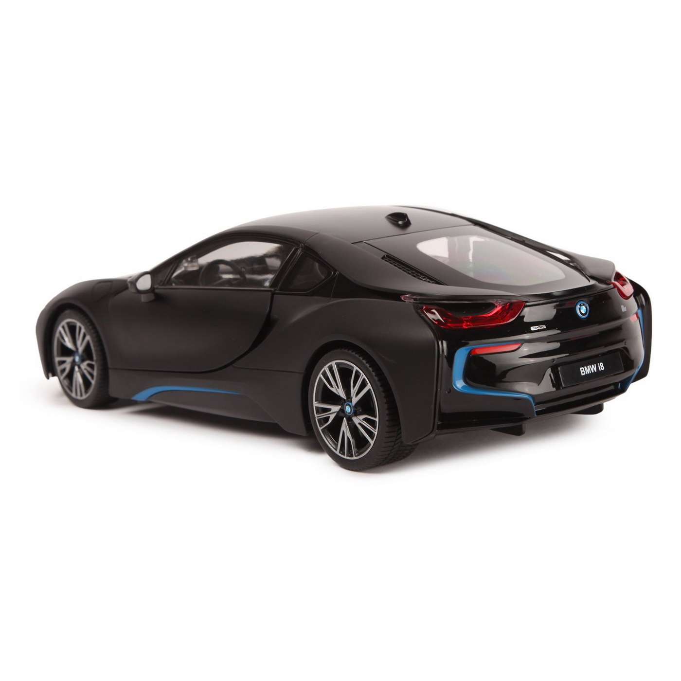 Masina cu telecomanda BMW i8 negru, scara 1:14, 2.4 GHz, Rastar