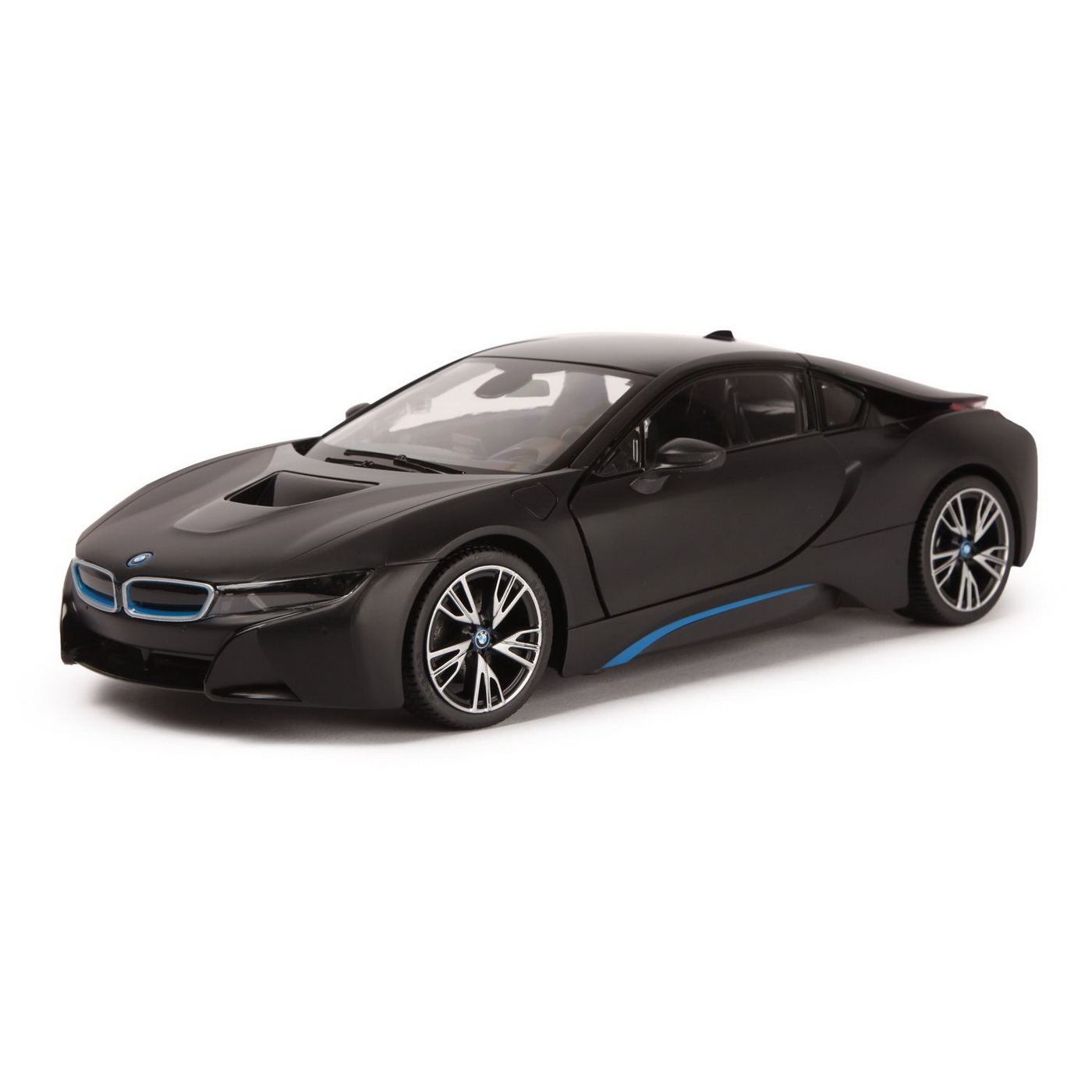 Masina cu telecomanda BMW i8 negru, scara 1:14, 2.4 GHz, Rastar