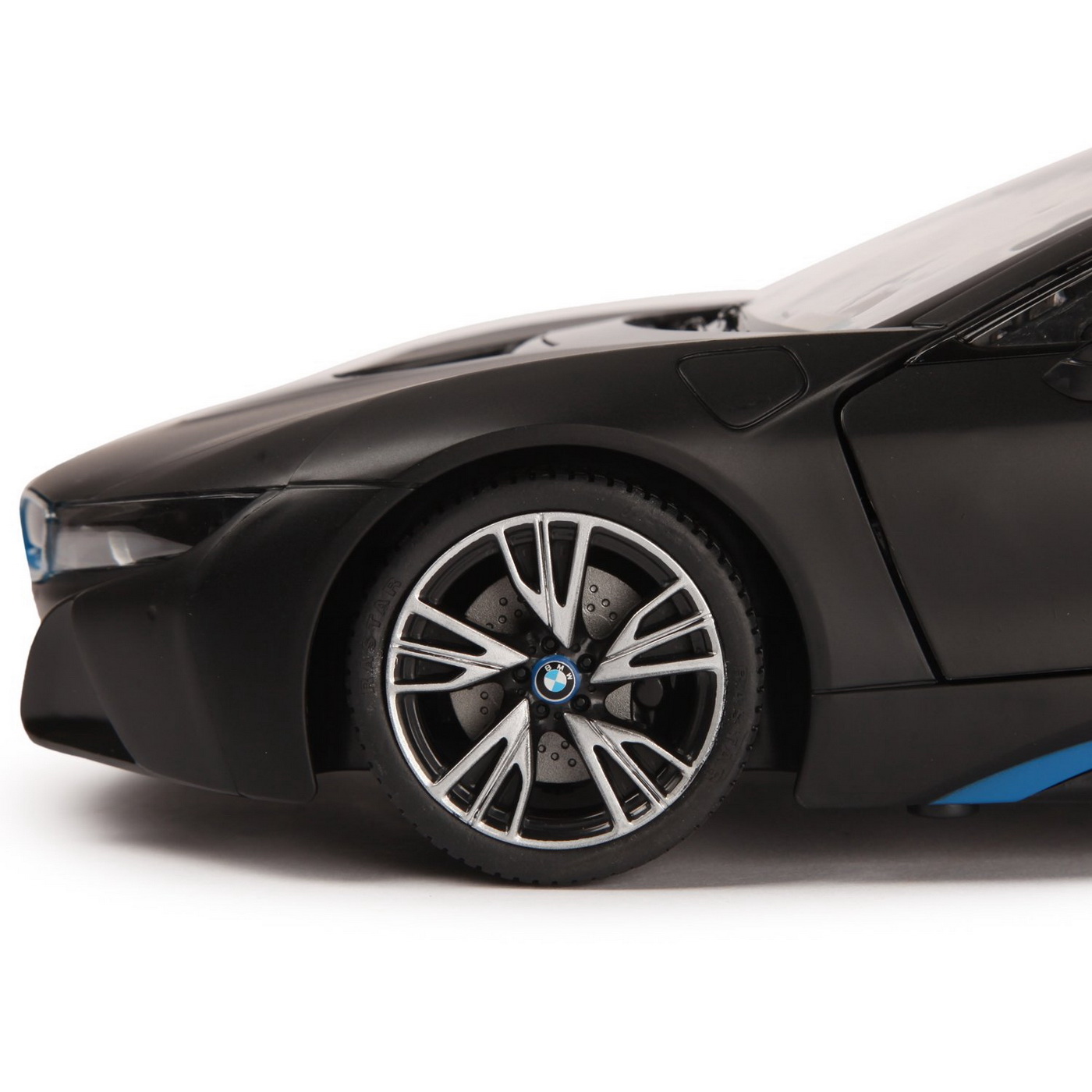 Masina cu telecomanda BMW i8 negru, scara 1:14, 2.4 GHz, Rastar