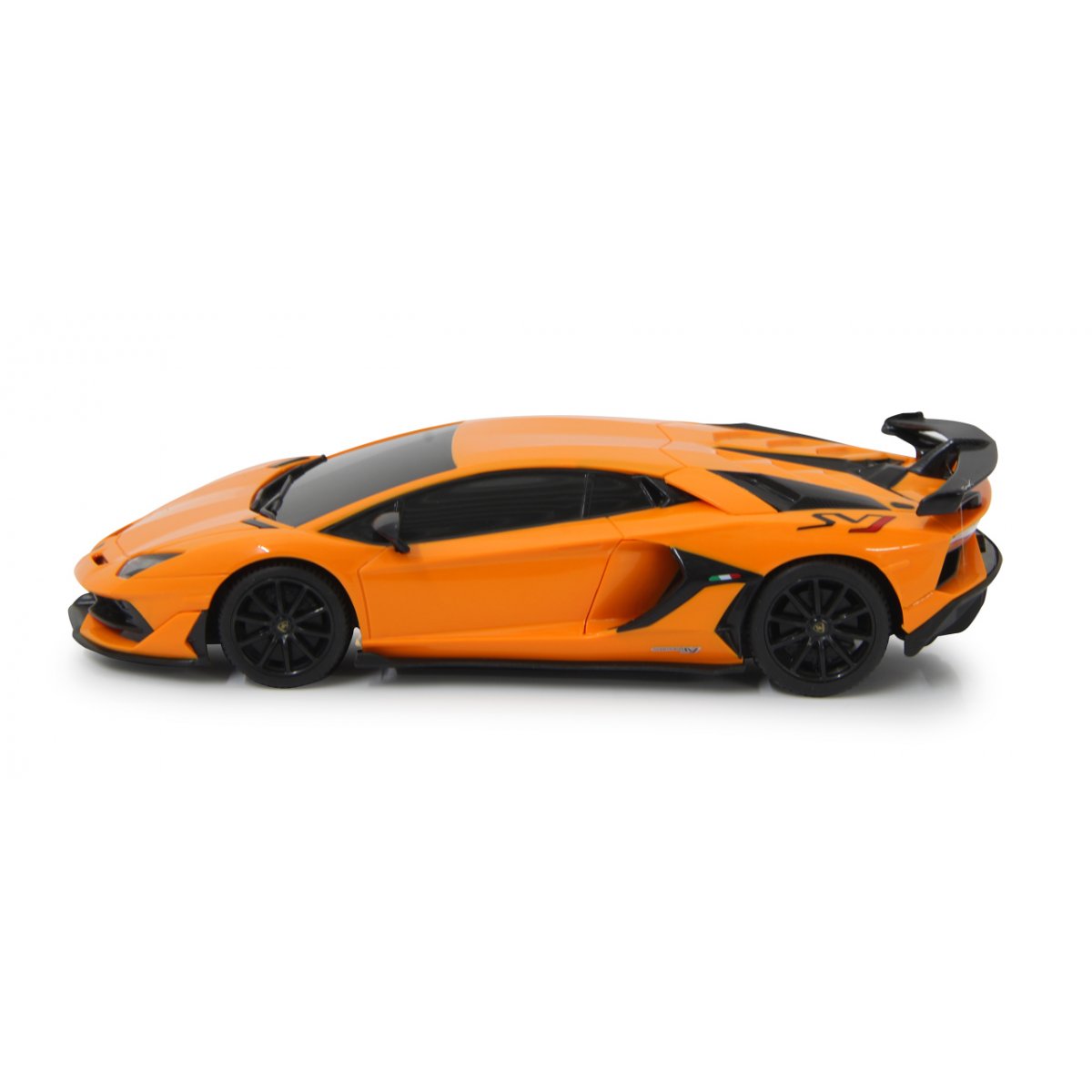 Masina cu telecomanda Lamborghini Aventador SVJ portocalie, scara 1:24