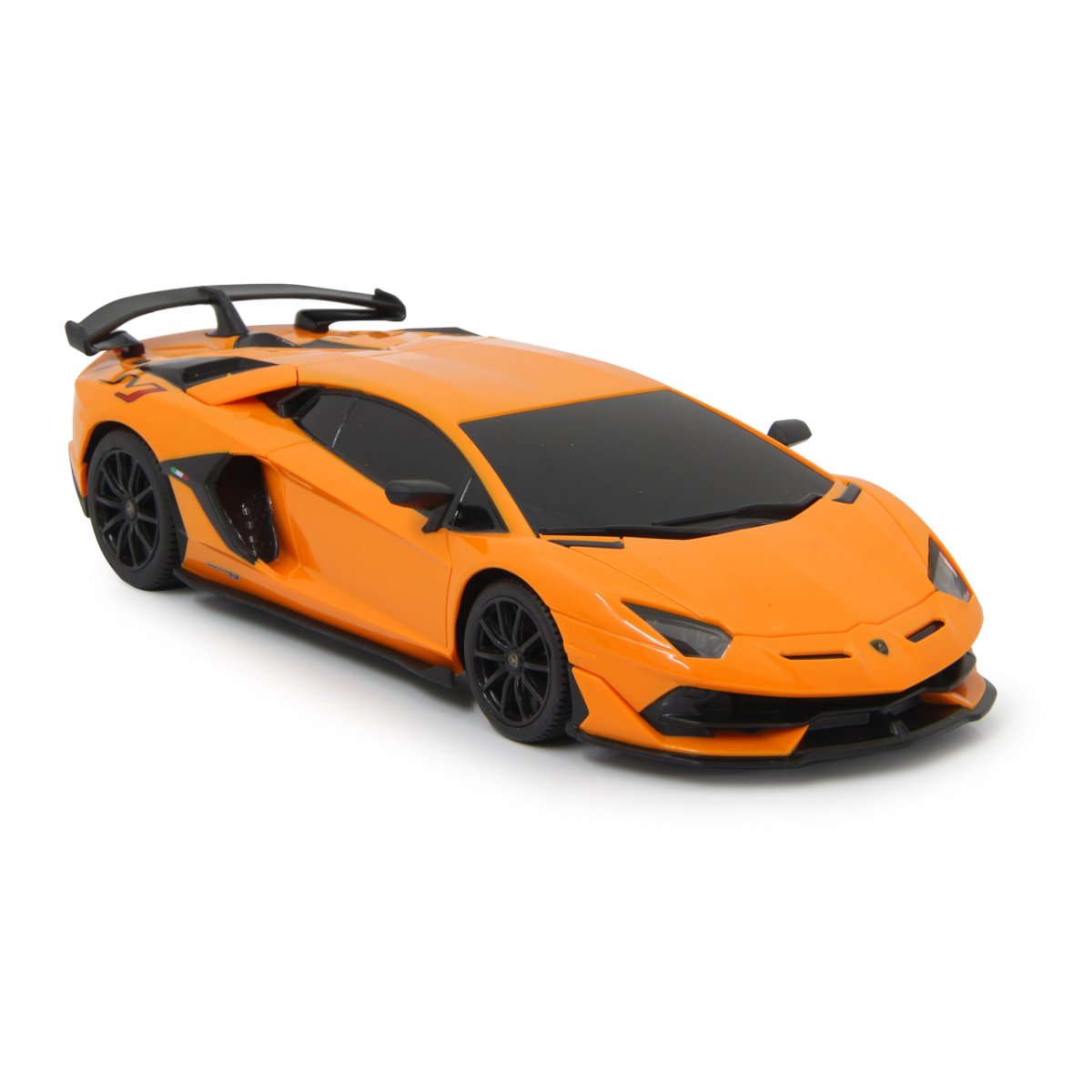 Masina cu telecomanda Lamborghini Aventador SVJ portocalie, scara 1:24