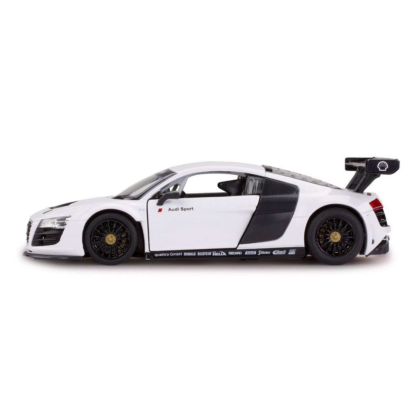 Macheta metalica Audi R8 LMS alba, scara 1:24, Rastar