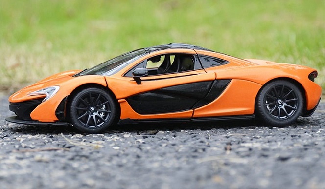 Macheta auto metalica McLaren P1 portocaliu scara 1:24 Rastar