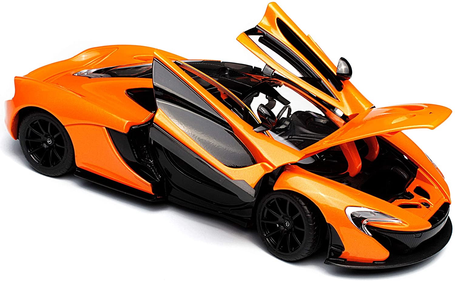 Macheta auto metalica McLaren P1 portocaliu scara 1:24 Rastar